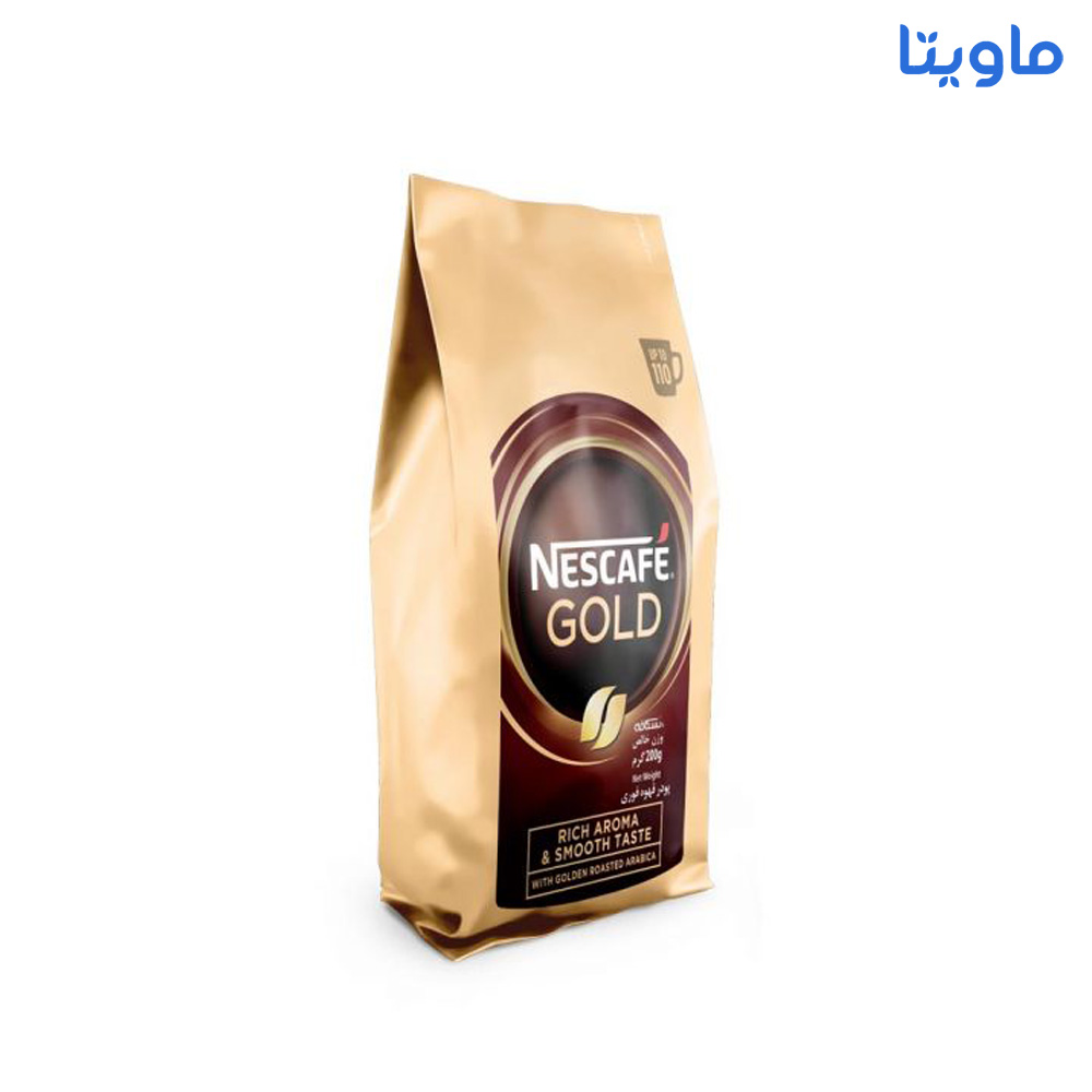 قهوه فوری گلد نسکافه پاکتی - 200 گرم
