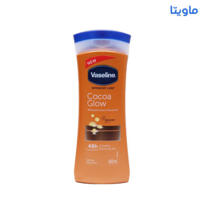 لوسیون بدن وازلین مدل Cocoa Glow