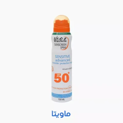 اسپری ضد آفتاب SPF 50 ویتابلا حجم 150 میلی لیتر