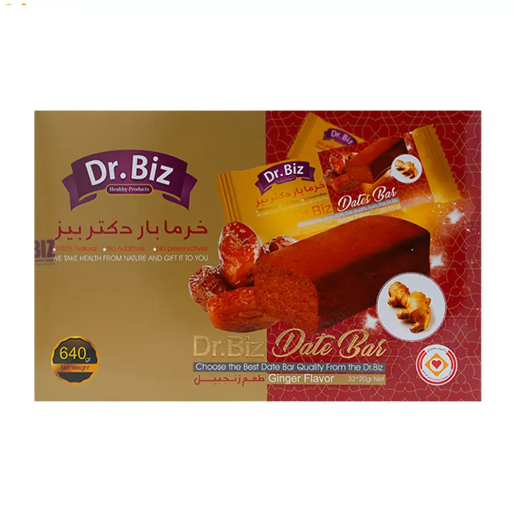 خرمابار زنجبیلی دکتر بیز – 32 عددی