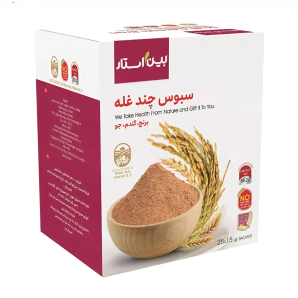 سبوس چند غله بین استار – 25 ساشه 15 گرمی
