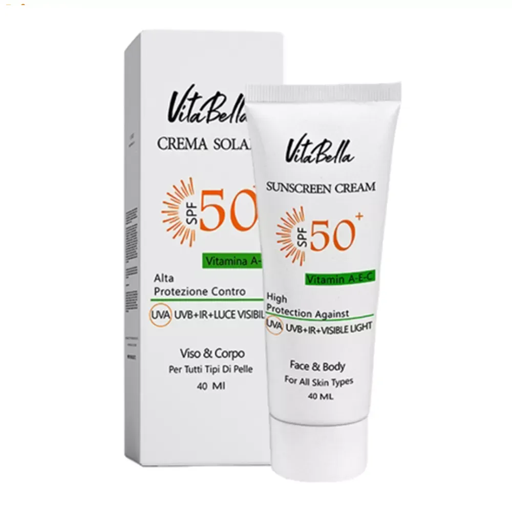 کرم ضد آفتاب SPF50 ویتابلا حجم 40 میلی لیتر
