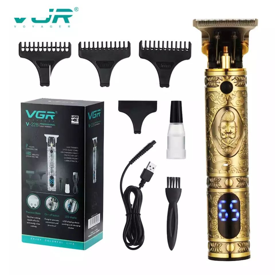 ماشین اصلاح موی سر و صورت وی جی ار مدل V-228