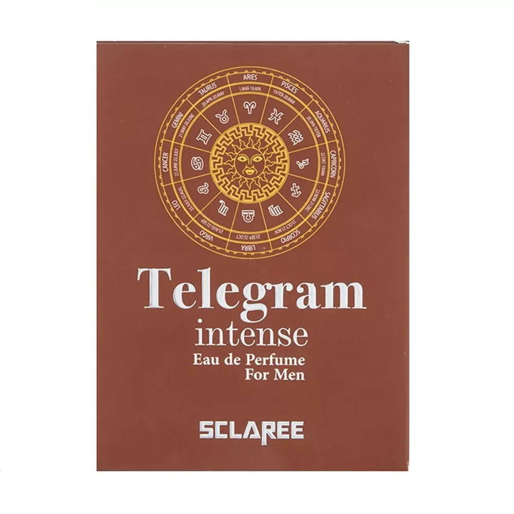 ادو پرفیوم مردانه اسکلاره مدل Telegram Intense حجم 85 میلی لیتر
