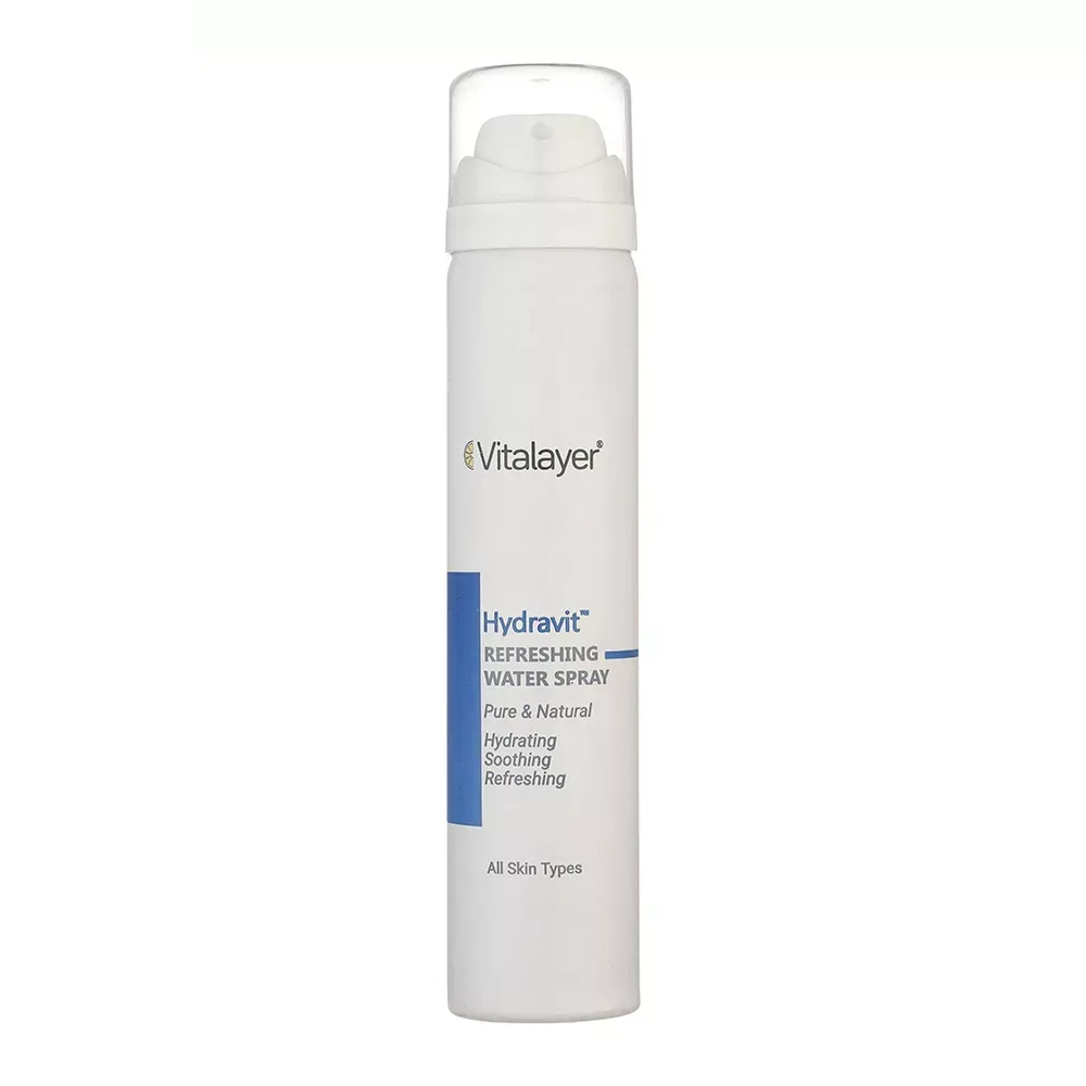 اسپری آبرسان صورت و بدن ویتالیر مدل Hydravit حجم 75 میلی لیتر اسپری آبرسان صورت و بدن ویتالیر مدل Hydravit مناسب برای انواع پوست حجم 75 میلی لیتر
