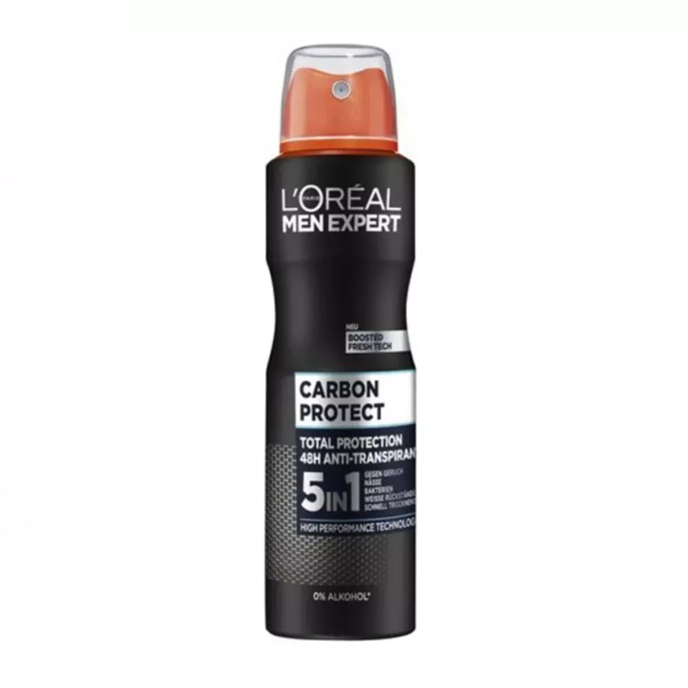 اسپری ضد تعریق مردانه لورآل مدل Men Expert Carbon Protect حجم 250 میلی لیتر اسپری ضد تعریق مردانه لورآل مدل Men Expert Carbon Protect حجم 250 میلی لیتر