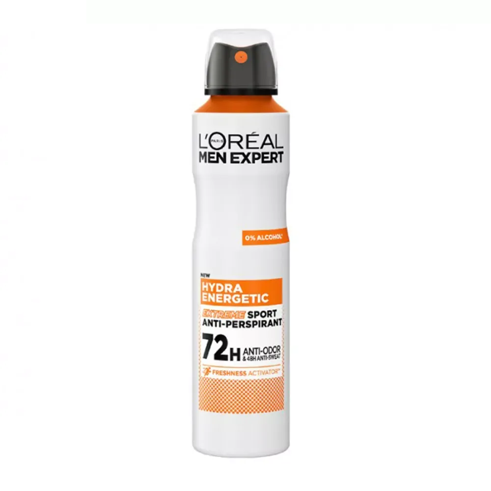 اسپری ضد تعریق مردانه لورآل مدل Men Expert Thermic Resist حجم 250 میلی لیتر اسپری ضد تعریق مردانه لورآل مدل Men Expert Hydra Energetic حجم 250 میلی لیتر