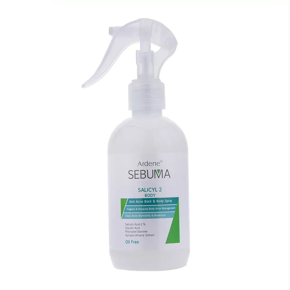 اسپری ضد جوش آردن سبوما مدل Salicyl 2 حجم 250 میلی لیتر