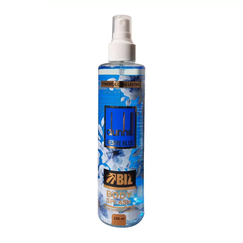 بادی اسپلش مردانه dunhill DESIRE BLUE بیز حجم 250 میلی لیتر بادی اسپلش مردانه dunhill DESIRE BLUE بیز