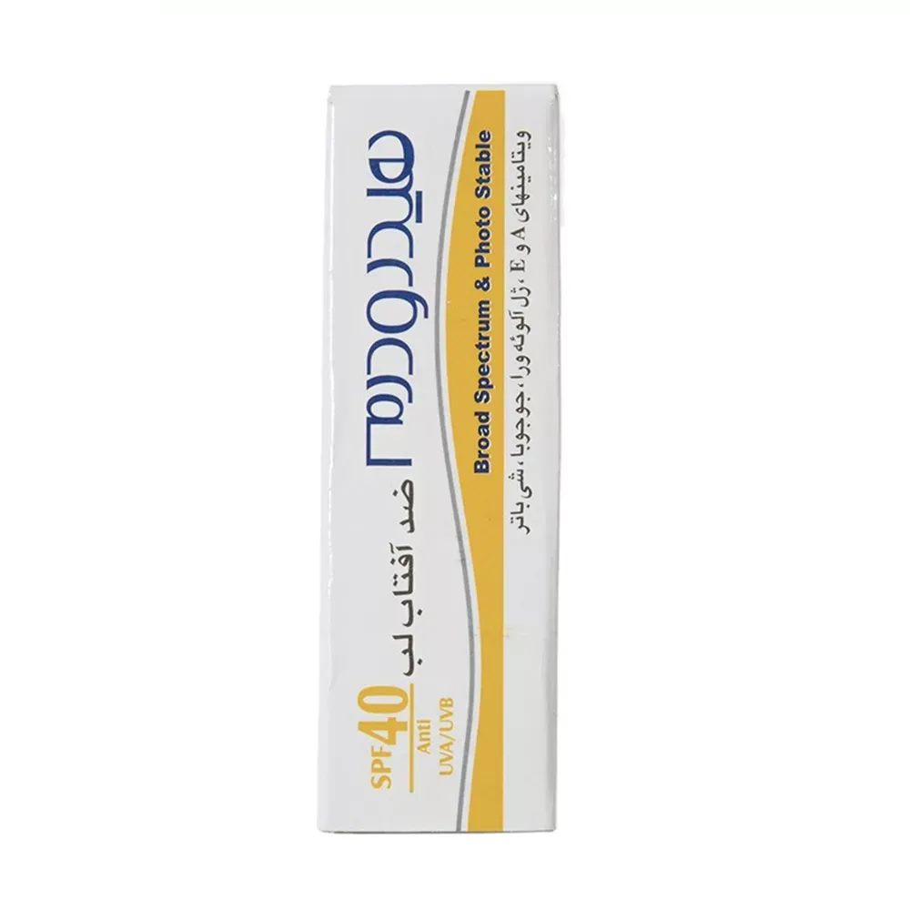 بالم لب ضد آفتاب SPF40 هیدرودرم وزن 4.5 گرم
