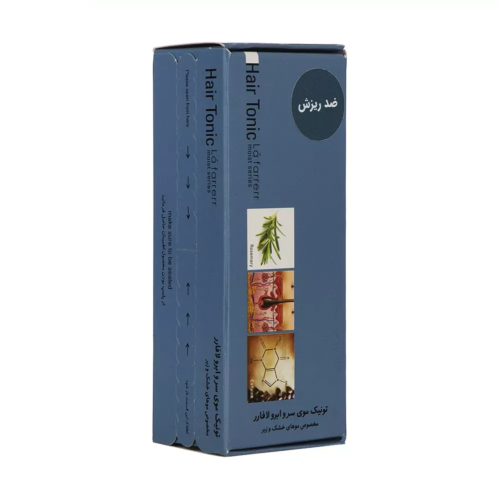 تونیک ضد ریزش مو و ابرو لافارر مدل Dry Hair مناسب موهای خشک حجم 60 میلی لیتر