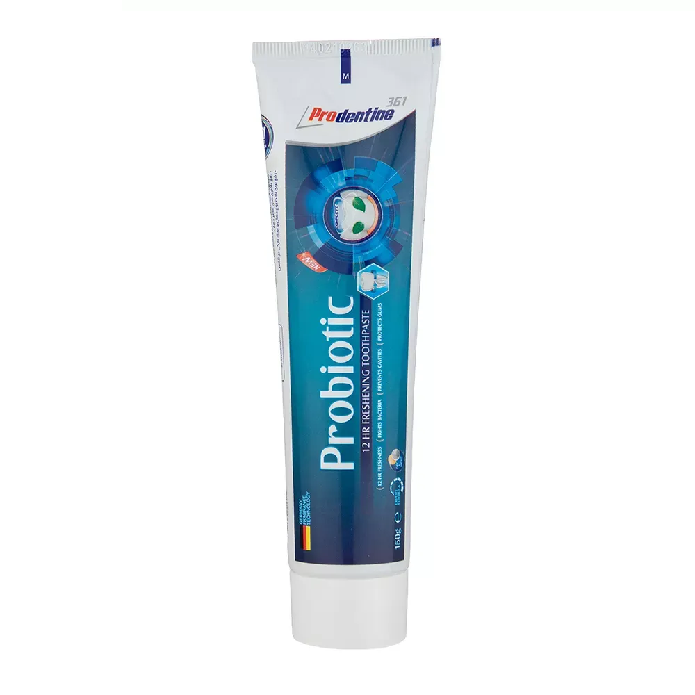 خمیر دندان پرودنتین 361 مدل Probiotic وزن 150 گرم خمیر دندان پرودنتین 361 مدل Probiotic وزن 150 گرم