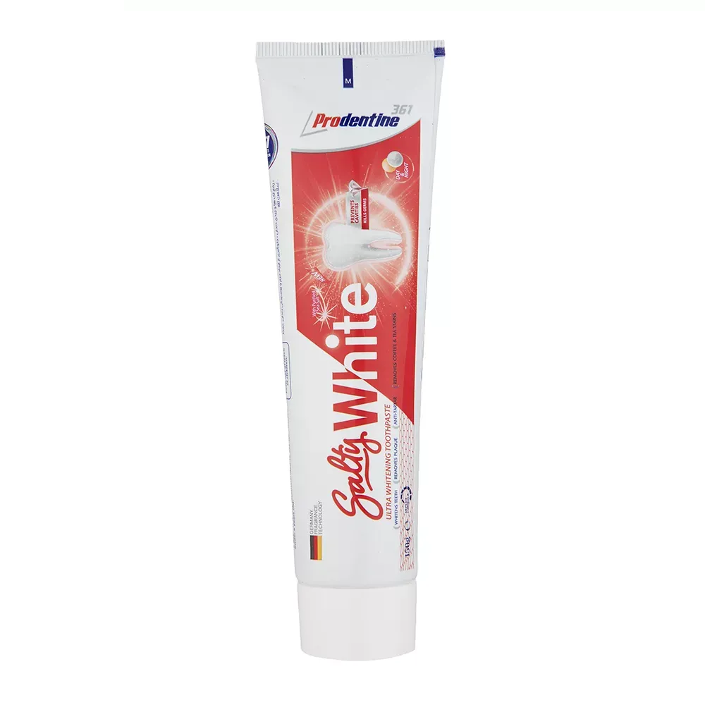 خمیر دندان پرودنتین 361 مدل Salty White وزن 150 گرم خمیر دندان پرودنتین 361 مدل Salty White وزن 150 گرم