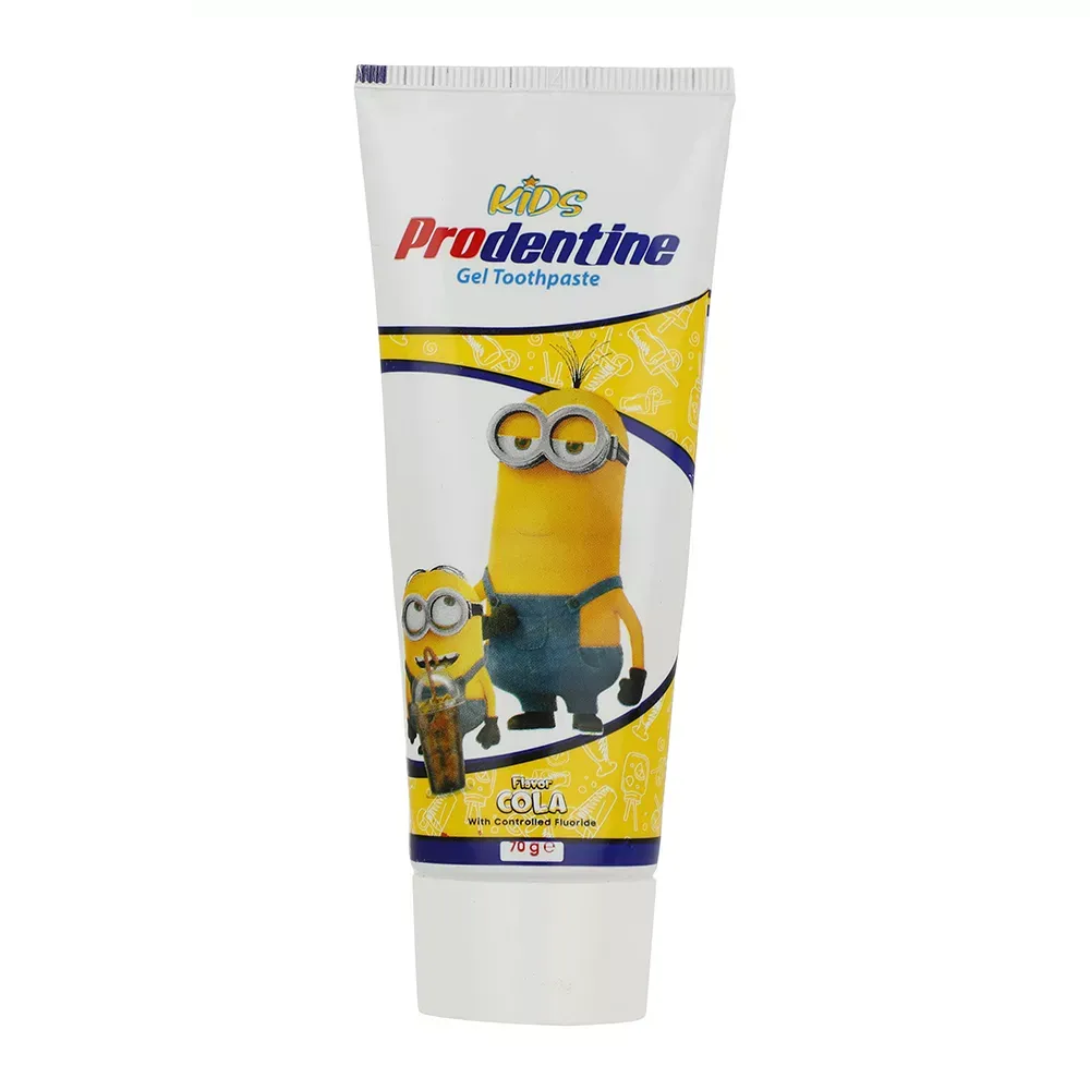 خمیر دندان ژله‌ای کودک پرودنتین طعم نوشابه طرح Minions وزن 70 گرم