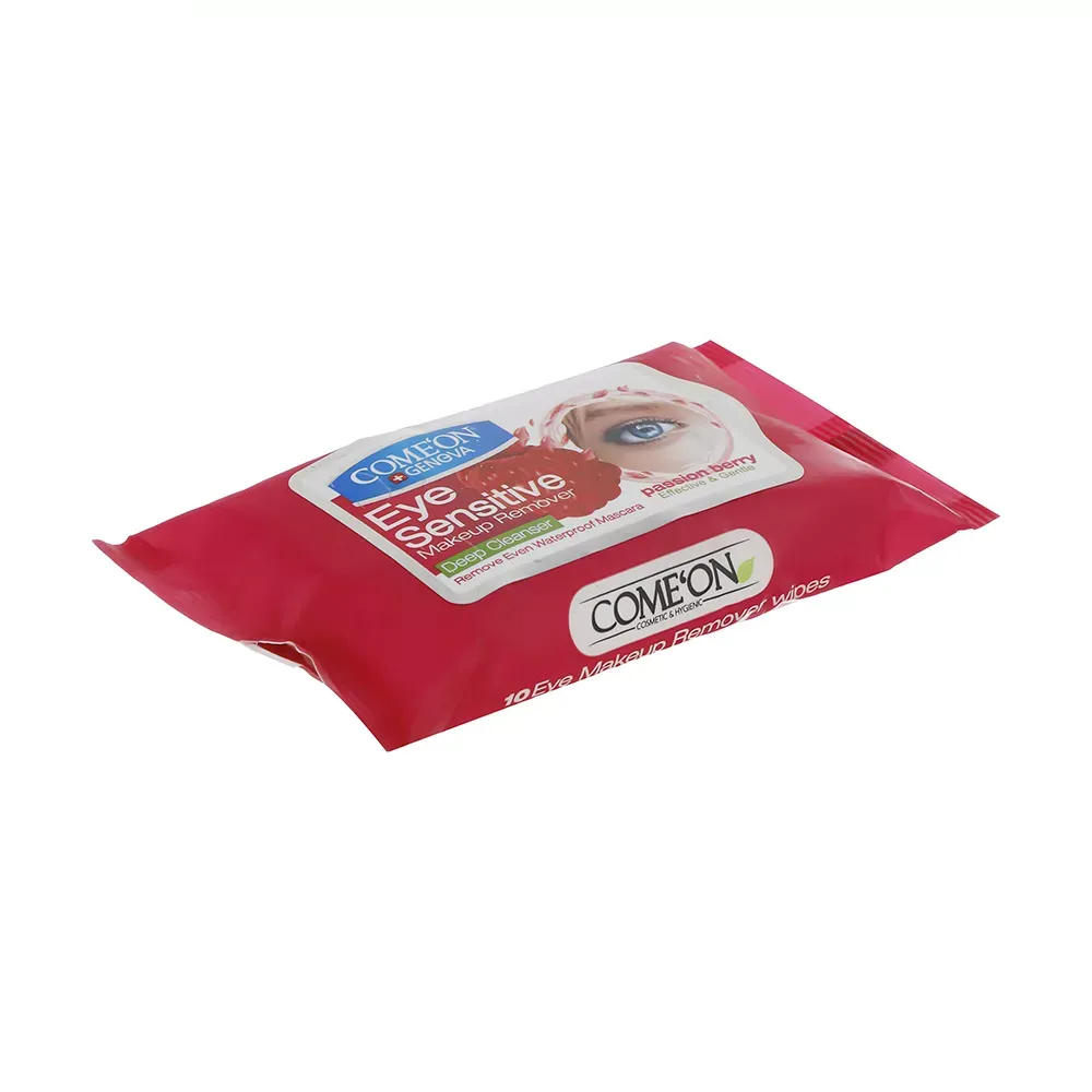دستمال مرطوب پاک کننده آرایش چشم کامان مدل EYE SENSITIVE