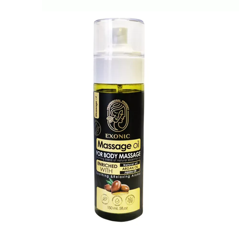 روغن ماساژ بدن اکسونیک حاوی روغن آرگان حجم 150 میلی‌لیتر