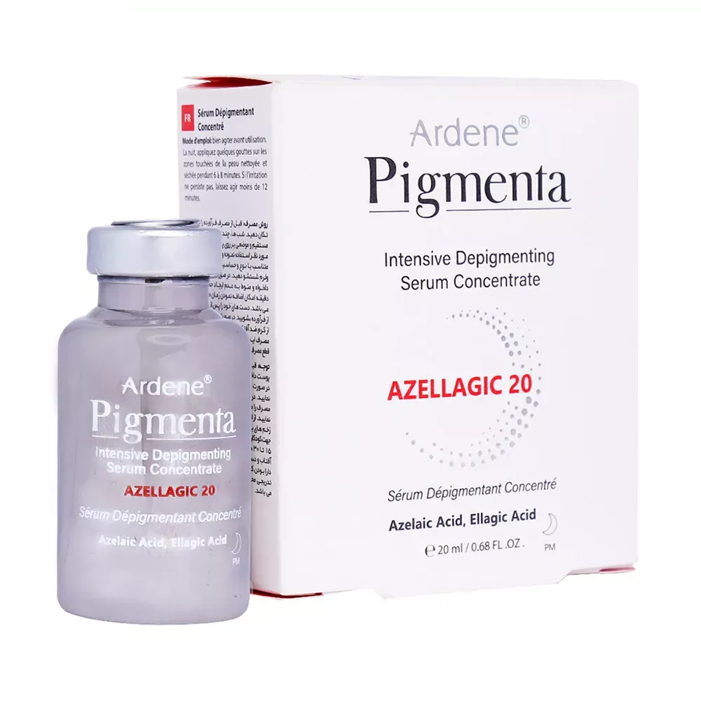 سرم روشن کننده و ضد لک قوی پیگمنتا آردن مدل AZELLAGIC حجم 20 میلی لیتر سرم روشن کننده آردن مدل AZELLAGIC حجم 20 میلی لیتر