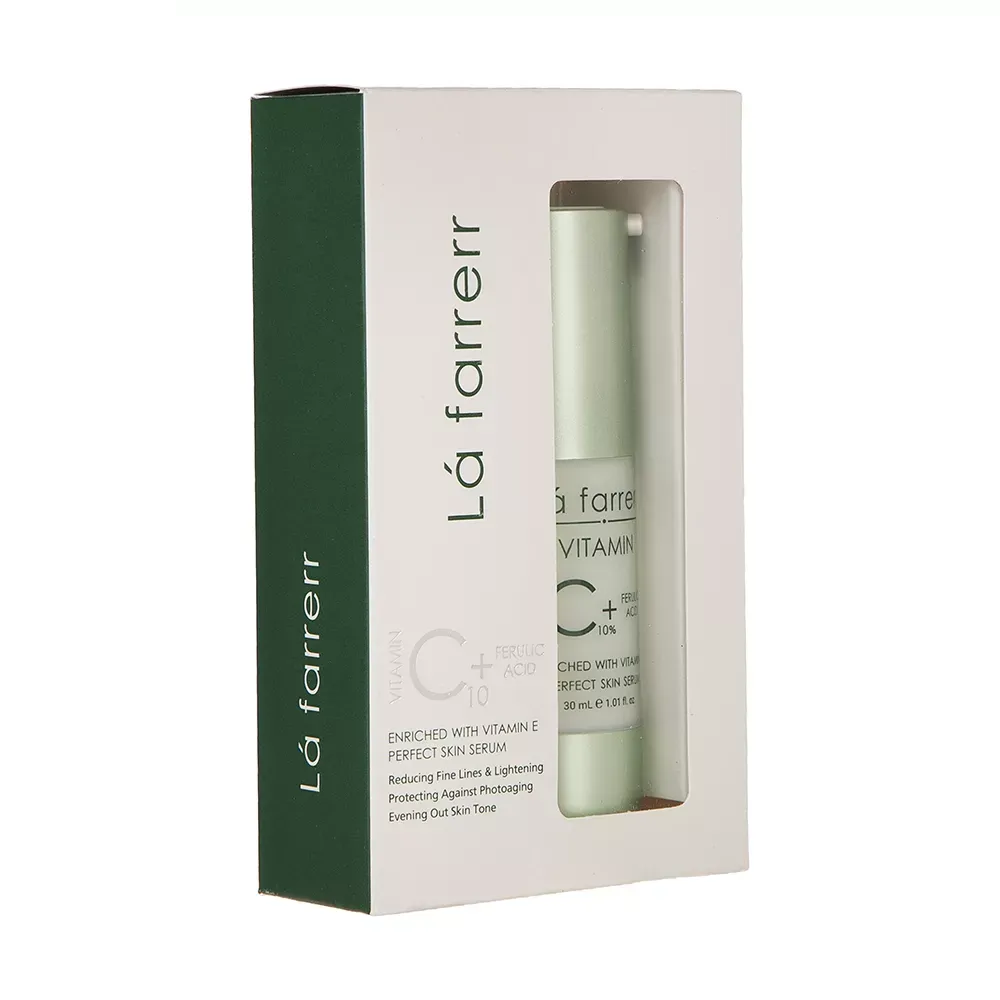 سرم ضد چروک و روشن کننده لافارر مدل Ferulic Acid مناسب انواع پوست حجم 30 میلی لیتر