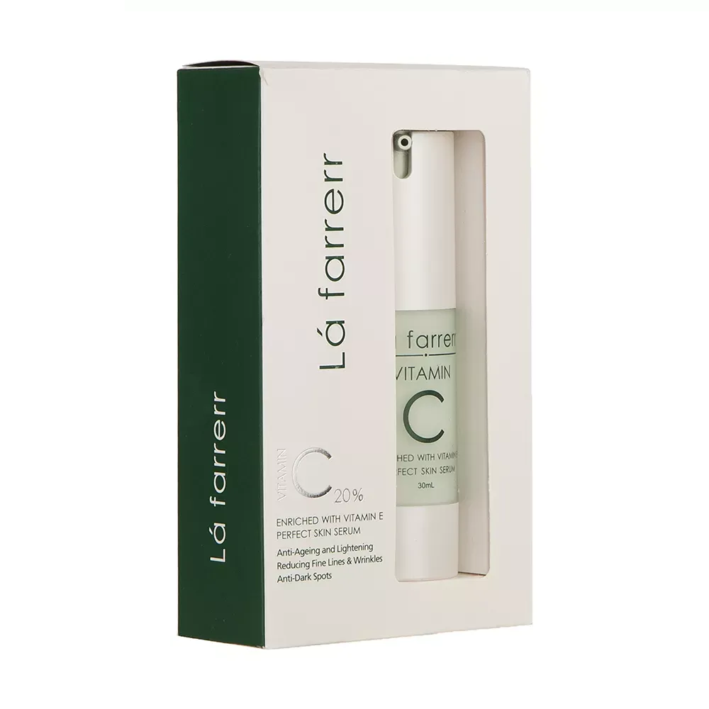 سرم ضد چروک و روشن کننده لافارر مدل Vitamin C حجم 30 میلی لیتر