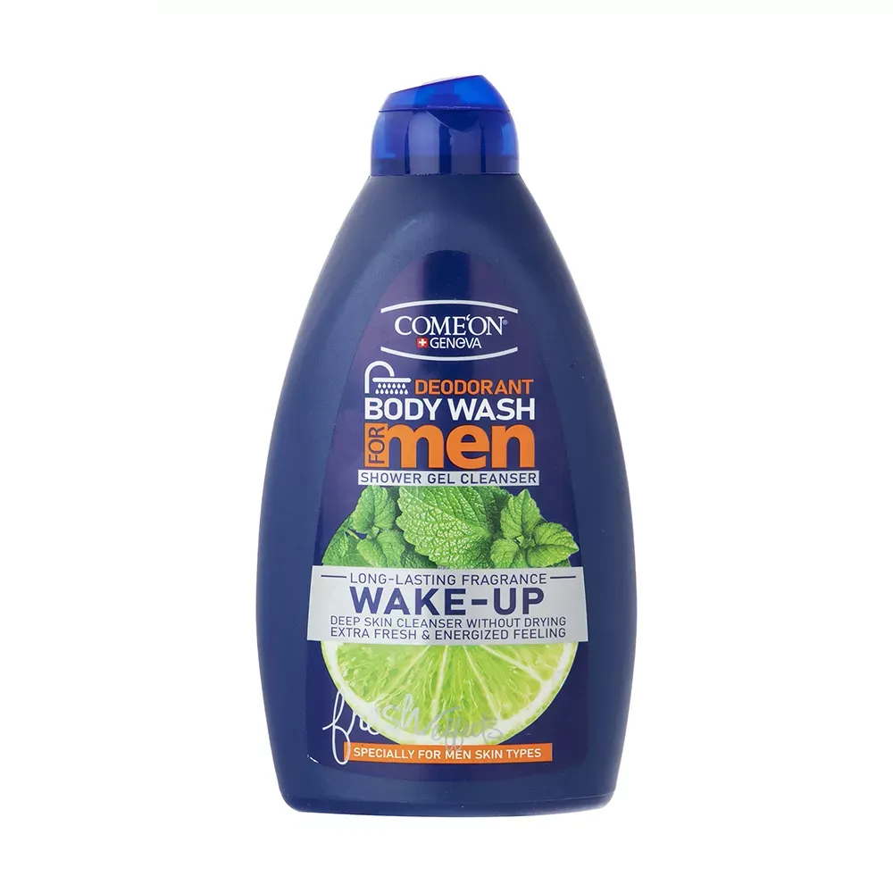شامپو بدن ژلی کامان مدل Wake Up مناسب آقایان حجم 510 میلی لیتر شامپو بدن کامان مدل Wake -Up حجم 510 میلی لیتر