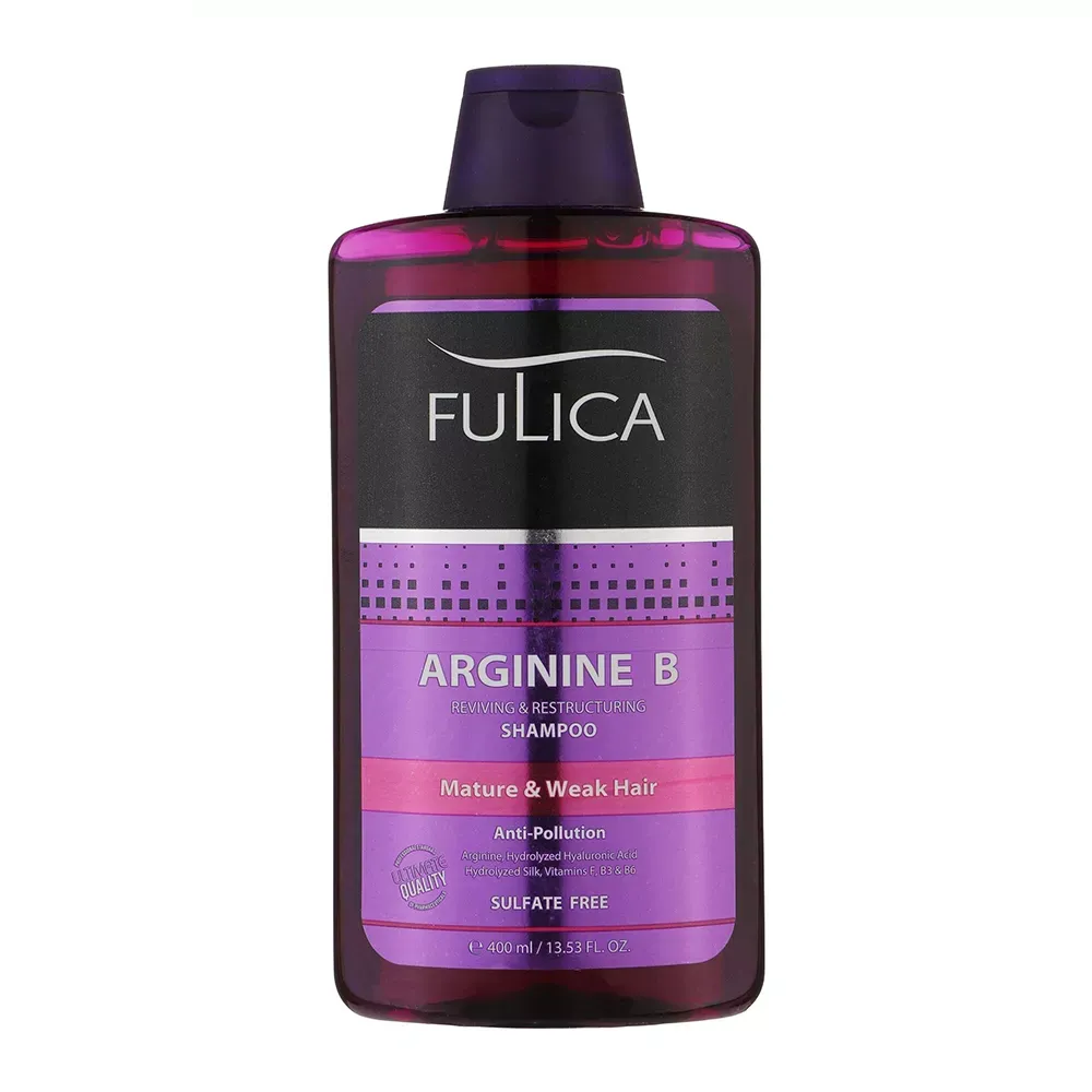 شامپو تقویت‌کننده فولیکا مدل Arginine B مناسب موهای آسیب دیده وزن 400 گرم