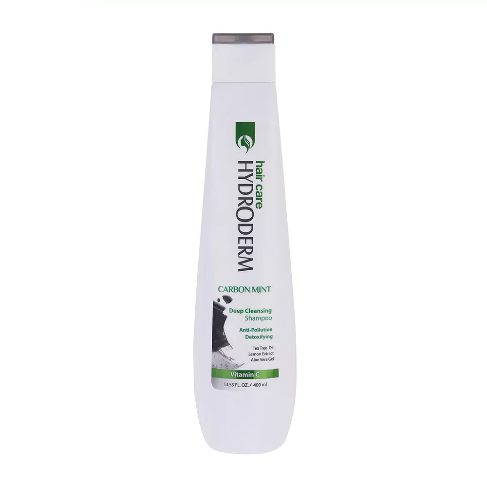 شامپو پاک کننده هیدرودرم مدل Carbon Mint مناسب موهای چرب حجم 400 میلی لیتر شامپو پاک کننده هیدرودرم مدل Carbon Mint مناسب موهای چرب حجم 400 میلی لیتر