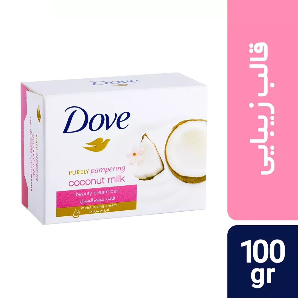 صابون زیبایی داو مدل Coconut Milk وزن 100 گرم