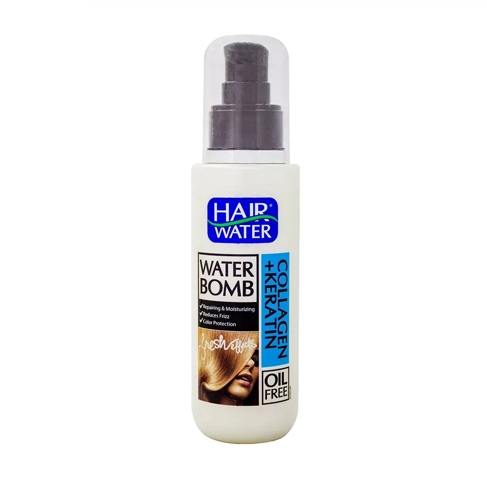 ژل شستشوی صورت زغالی هیدرودرم مناسب پوست چرب حجم 150 میلی لیتر ماسک مو کامان مدل Collagen Hair Water حجم 100 میلی لیتر