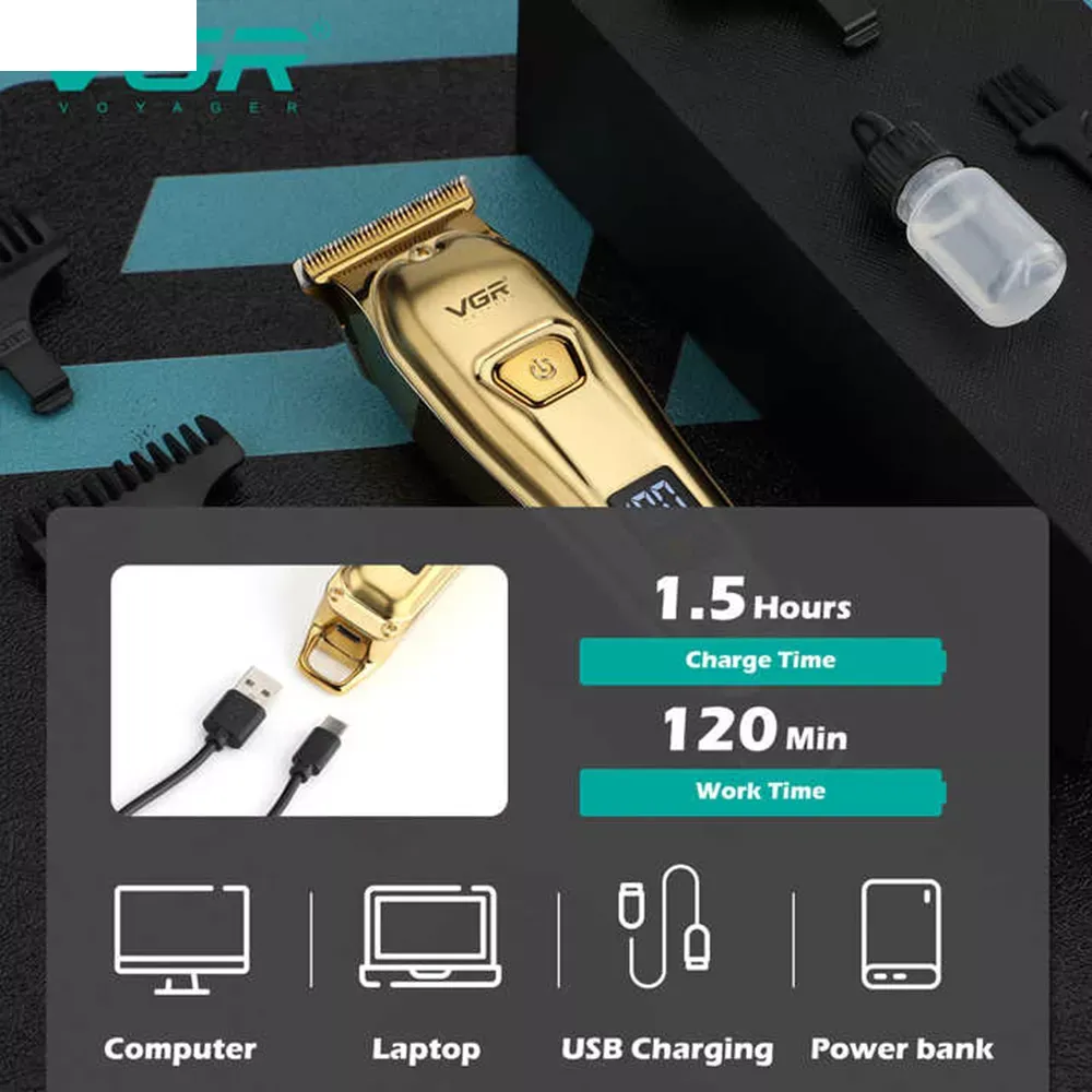 ماشین اصلاح موی سر و صورت وی جی ار مدل V-965