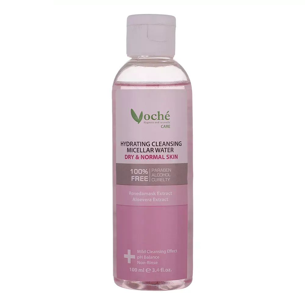 میسلار واتر وچه مدل Hydrating مناسب پوست خشک و معمولی حجم 100 میلی لیتر محلول پاک کننده آرایش چشم و لب وچه مدل Hydrating حجم 100 میلی لیتر