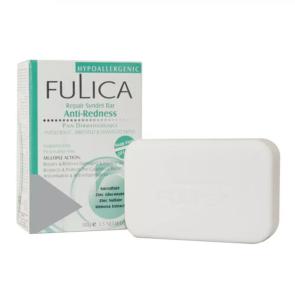 پن شستشو فولیکا مدل Anti Redness مناسب پوست تحریک شده و حساس وزن 100 گرم پن شستشو فولیکا مدل Anti Redness مناسب پوست تحریک شده و حساس وزن 100 گرم