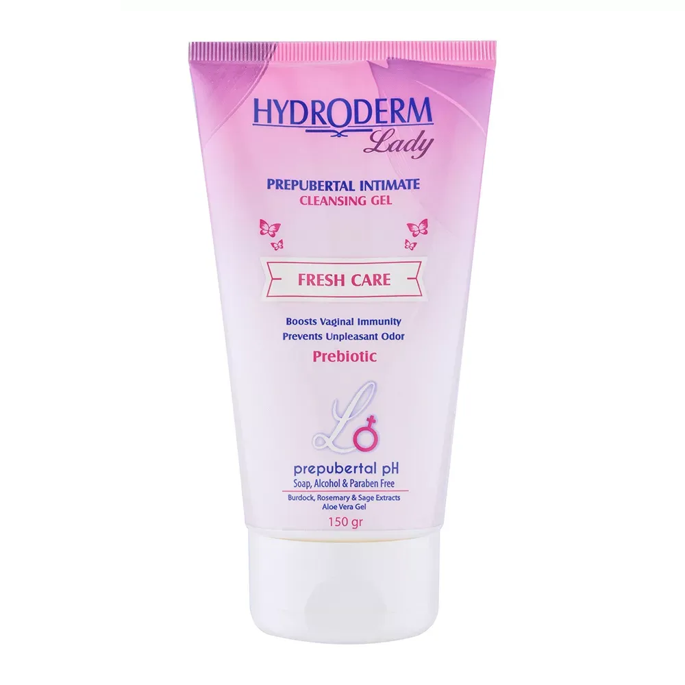 ژل بهداشتی دوشیزگان هیدرودرم مدل Fresh care وزن 150 گرم ژل بهداشتی دوشیزگان هیدرودرم مدل Fresh care وزن 150 گرم