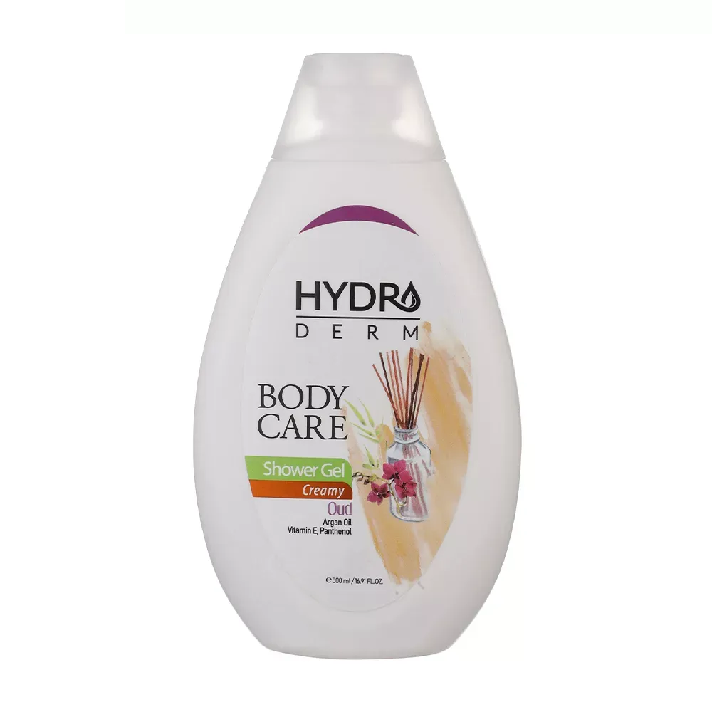 ژل شستشو بدن هیدرودرم مدل Oud مناسب انواع پوست حجم 500 میلی لیتر ژل شستشو بدن هیدرودرم مدل Oud مناسب انواع پوست حجم 500 میلی لیتر