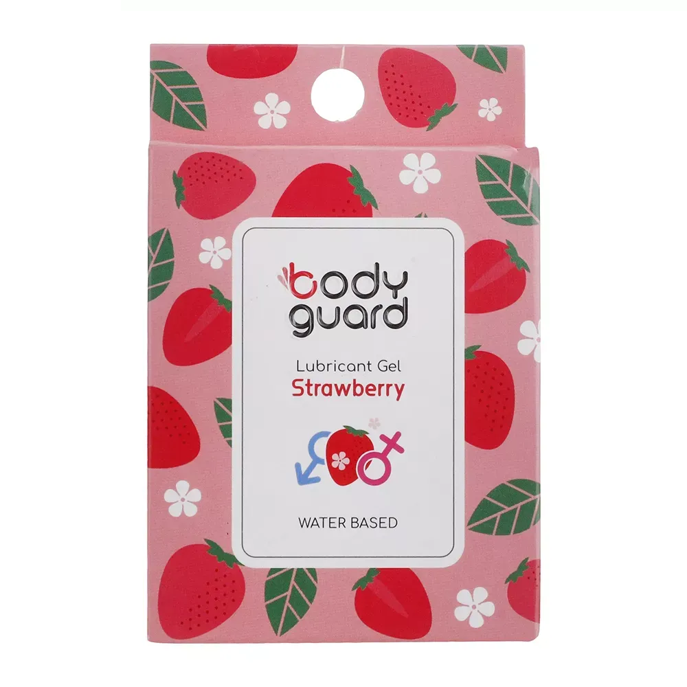 ژل لوبریکانت بادیگارد مدل Strawberry بسته 3 عددی ژل لوبریکانت بادیگارد مدل Strawberry بسته 3 عددی