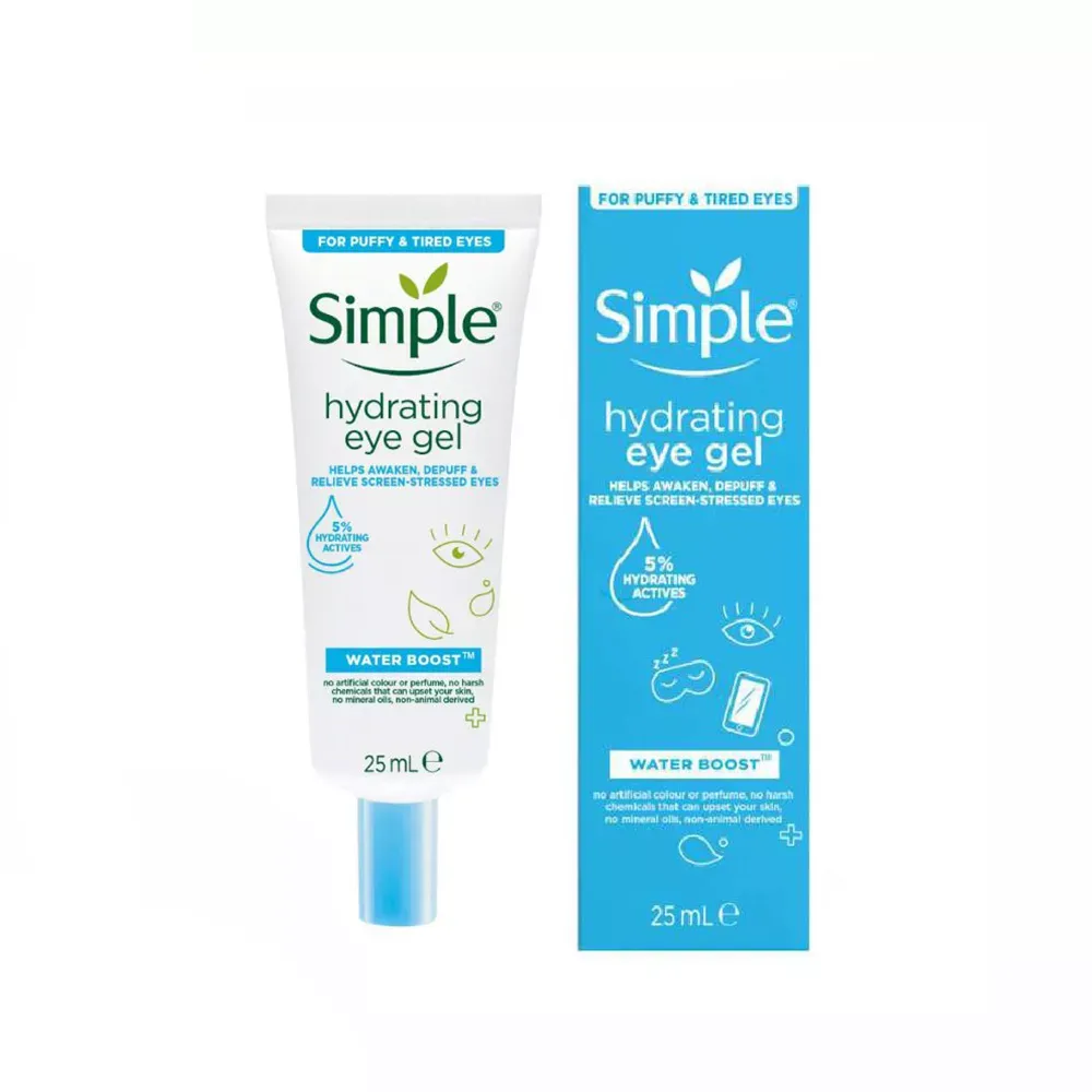 خواص و مزایا ژل کرم دور چشم آبرسان water boost سیمپل حجم 25 میلی لیتر