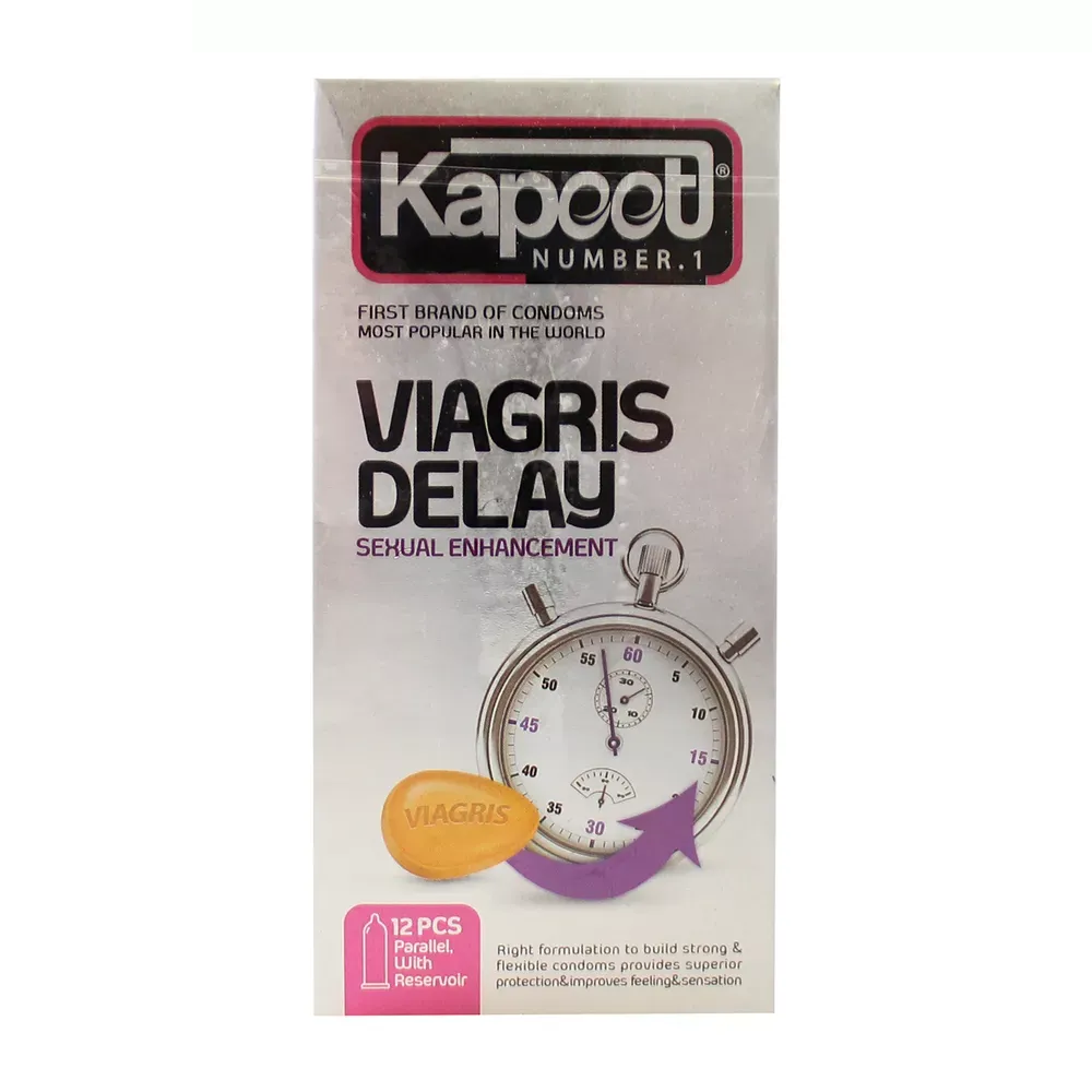 کاندوم کاپوت مدل Viagris Delay بسته 12 عددی کاندوم کاپوت مدل Viagris Delay بسته 12 عددی