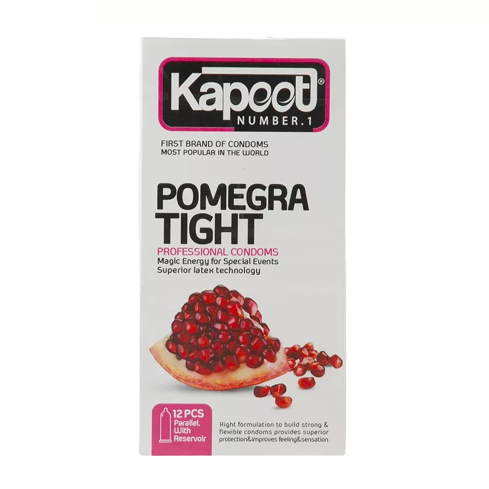 کاندوم کاپوت مدل Pomegra Tight بسته 12 عددی