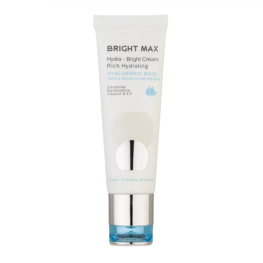 کرم آبرسان برایت مکس مدل Rich Hydrating حجم 50 میلی لیتر کرم آبرسان صورت برایت مکس مدل 02 مناسب برای پوست خشک و معمولی حجم 50 میلی لیتر