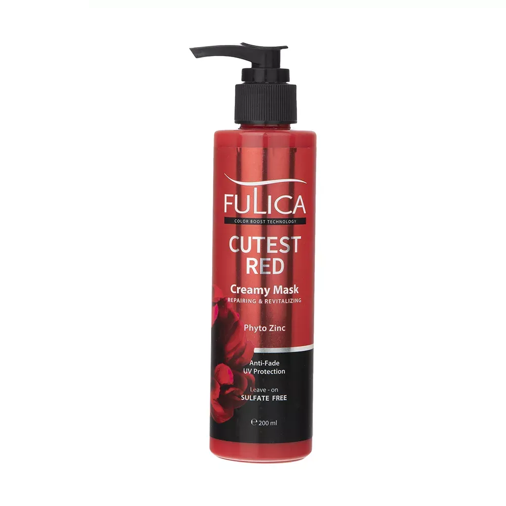 کرم تقویت کننده و ترمیم کننده موی قرمز فولیکا مدل Cutest Red حجم 200 میلی لیتر کرم تقویت کننده و ترمیم کننده موی قرمز فولیکا مدل Cutest Red حجم 200 میلی لیتر