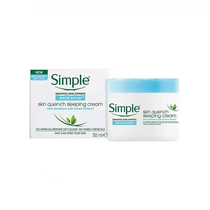 طریقه مصرف کرم شب آبرسان Water Boost سیمپل حجم 50 میلی لیتر