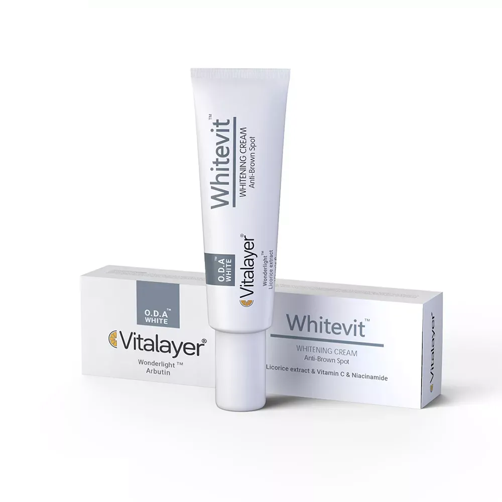 کرم ضد لک و روشن کننده ویتالیر مدل Whitevit حجم 30 میلی لیتر کرم ضد لک و روشن کننده ویتالیر مدل Whitevit حجم 30 میلی لیتر