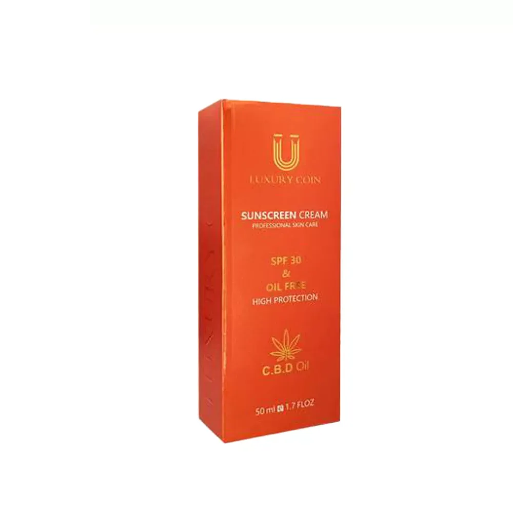 کرم ضد آفتاب SPF 30 لاکچری کوین حجم 50 میلی لیتر