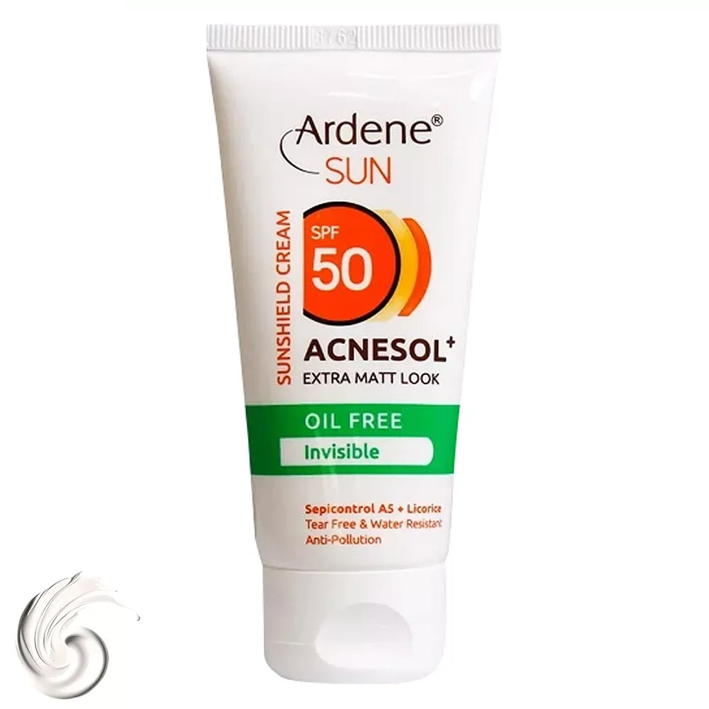 کرم ضدآفتاب آردن SPF50 مدل ACNESOL مناسب پوست چرب حجم 50 میلی‌لیتر