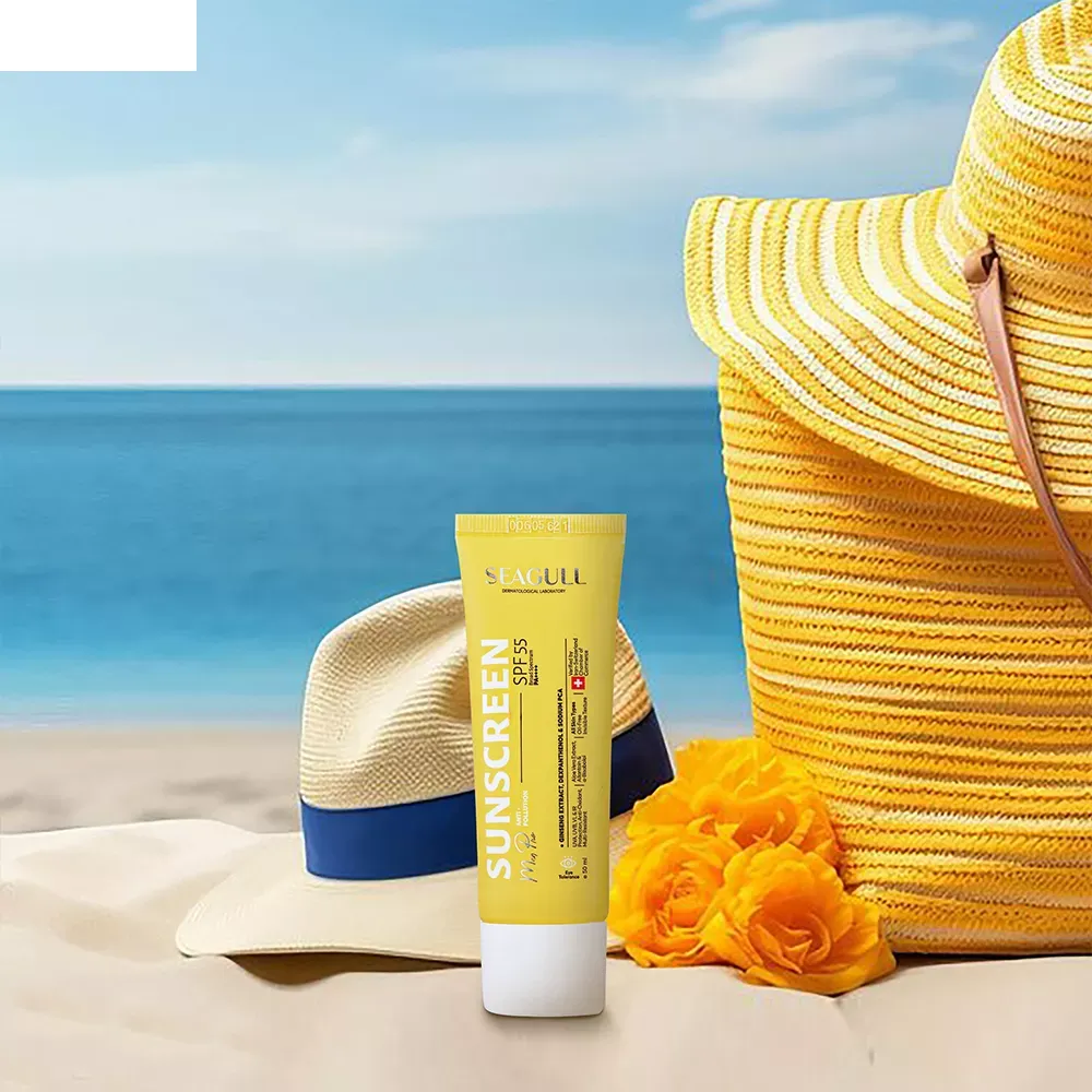 کرم ضد آفتاب آقایان سی گل مدل SPF55 حجم 50 میلیلیتر