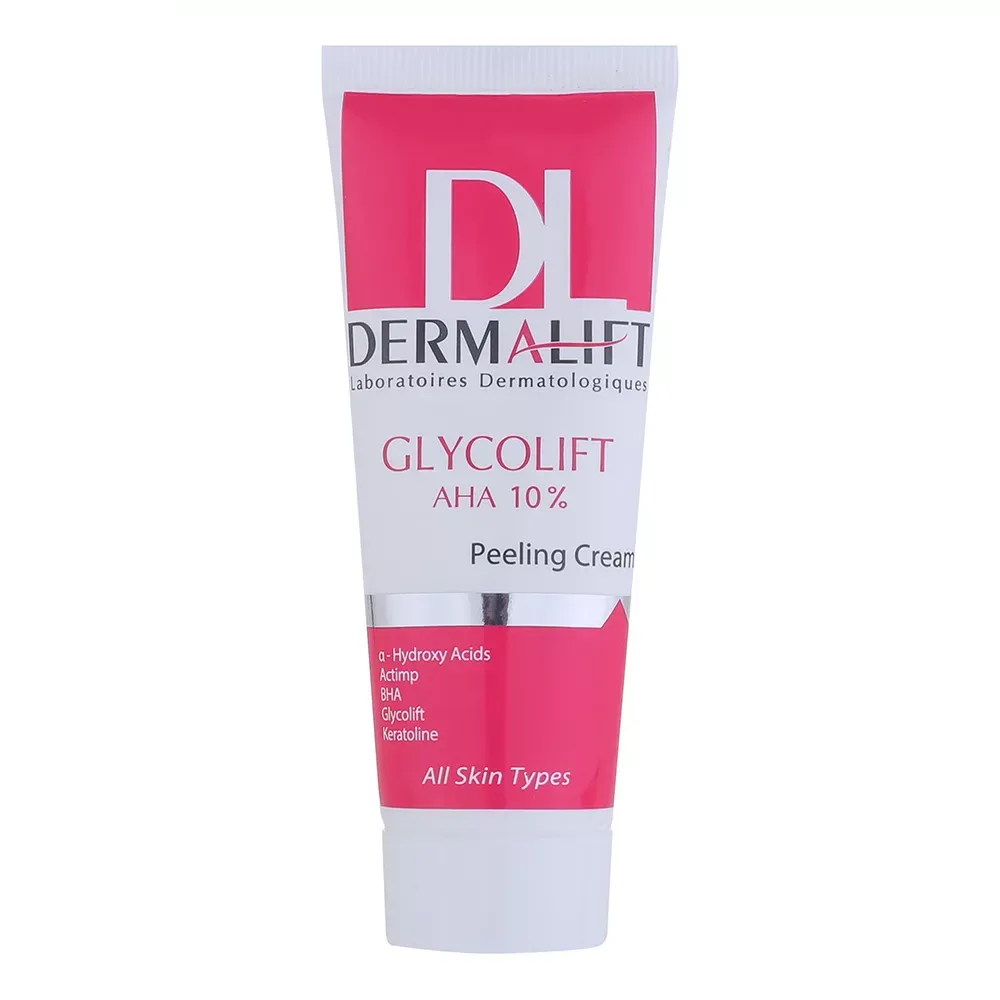 کرم لایه بردار صورت درمالیفت مدل گلیکولیفت GlycoLift حجم 40 میلی لیتر کرم لایه بردار صورت درمالیفت مدل Glycolift مناسب انواع پوست حجم 40 میلی لیتر