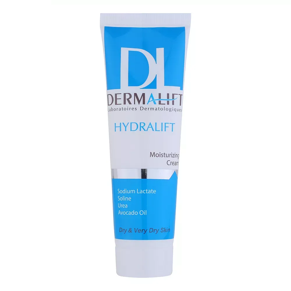 کرم مرطوب کننده صورت درمالیفت مدل HydraLift مناسب پوست‌های خشک حجم 50 میلی لیتر