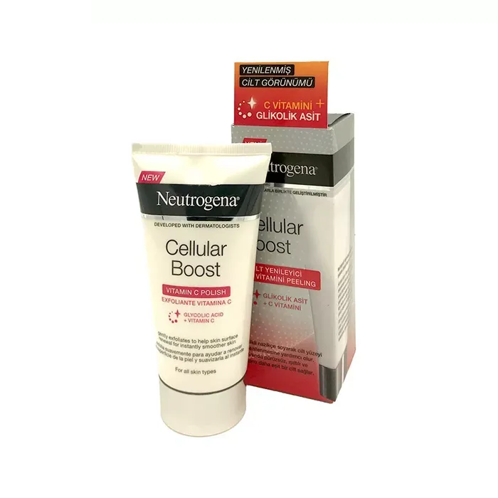 طریقه مصرف کرم لایه بردار Cellular Boost نوتروژینا حجم 75 میلی لیتر
