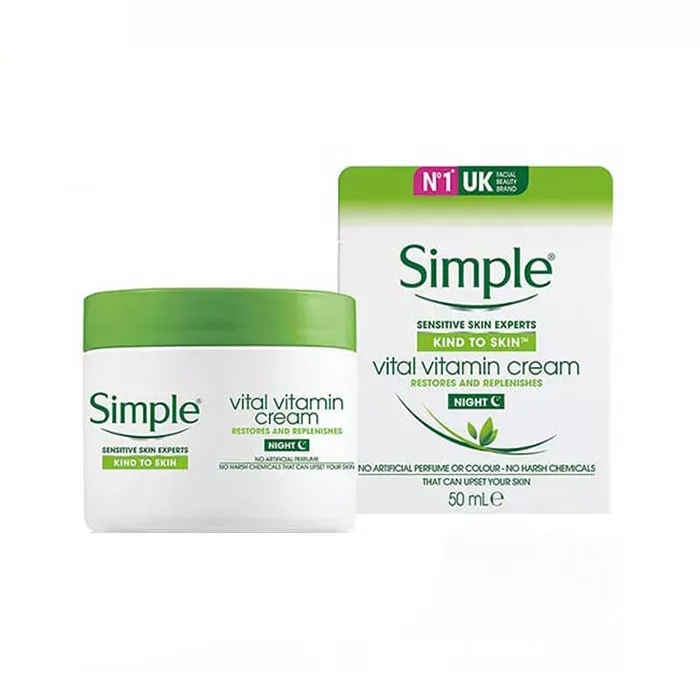 خواص و مزایا کرم شب Vital Vitamin سیمپل حجم 50 میلی لیتر