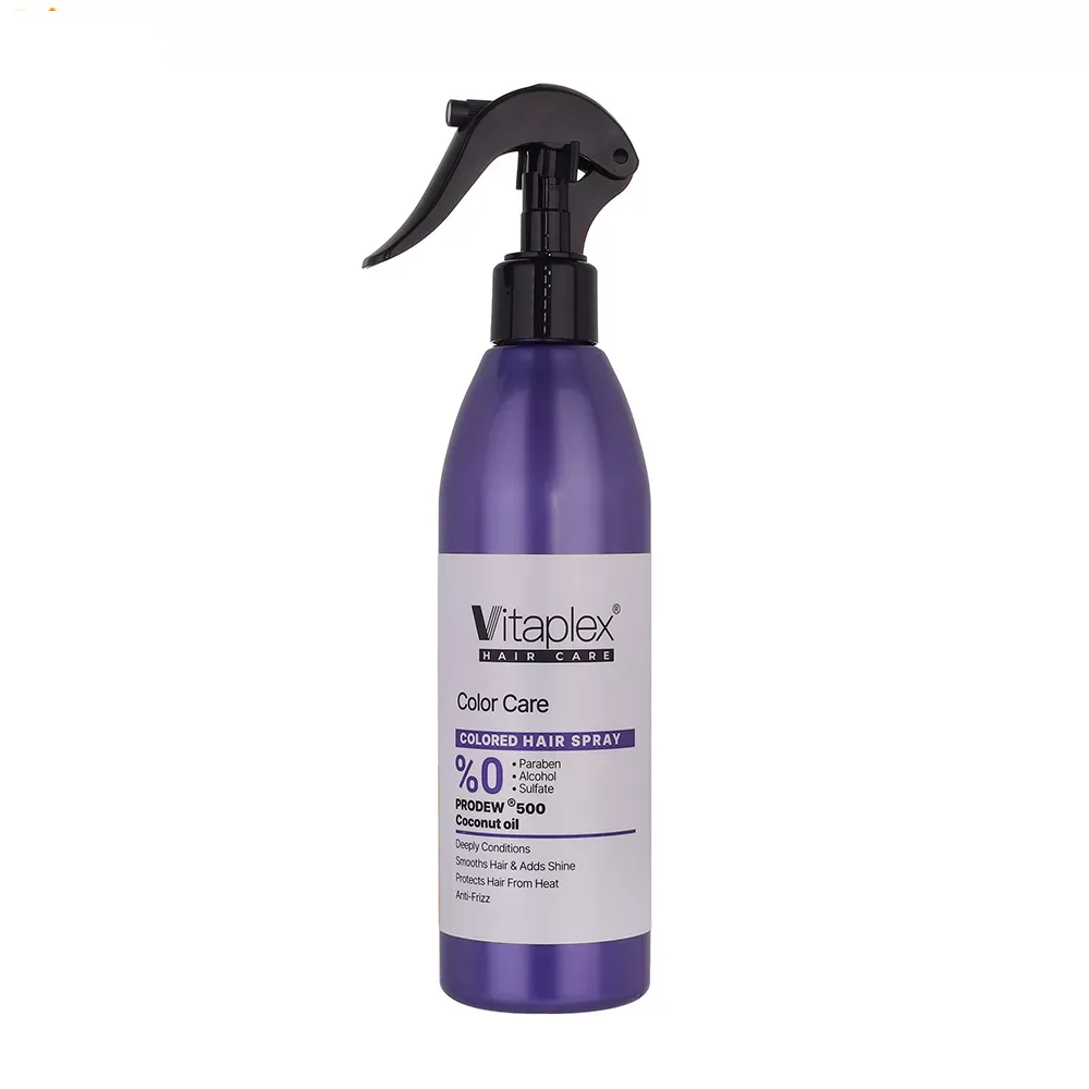 اسپری حالت دهنده مو با قدرت حفظ حالت مو 2 ویتاپلکس مدل CC03 مناسب مو رنگ شده حجم 300 میلی لیتر