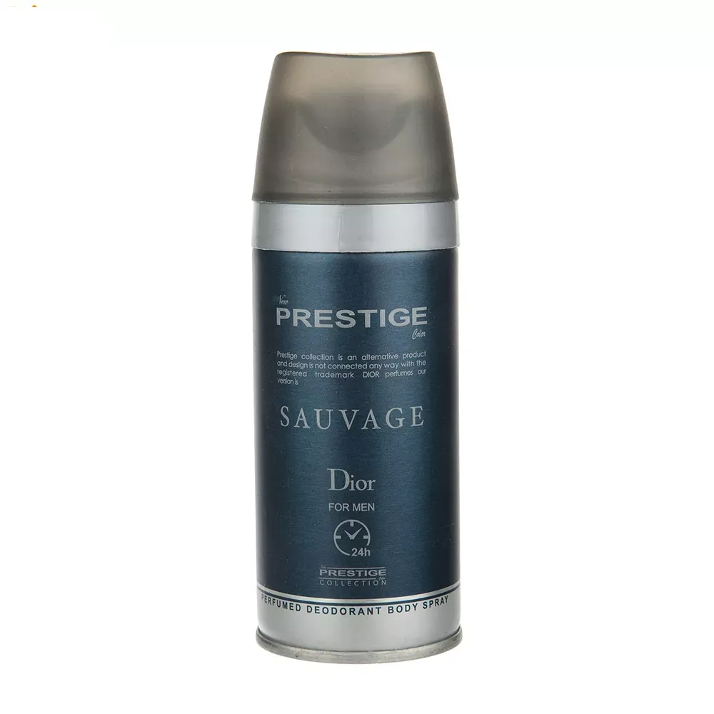اسپری خوشبو کننده بدن مردانه پرستیژ مدل Dior Sauvage حجم 150 میلی لیتر